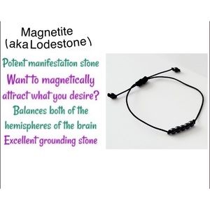 🌱Magnetite Natural Beads Bracelet Purpose $Secret